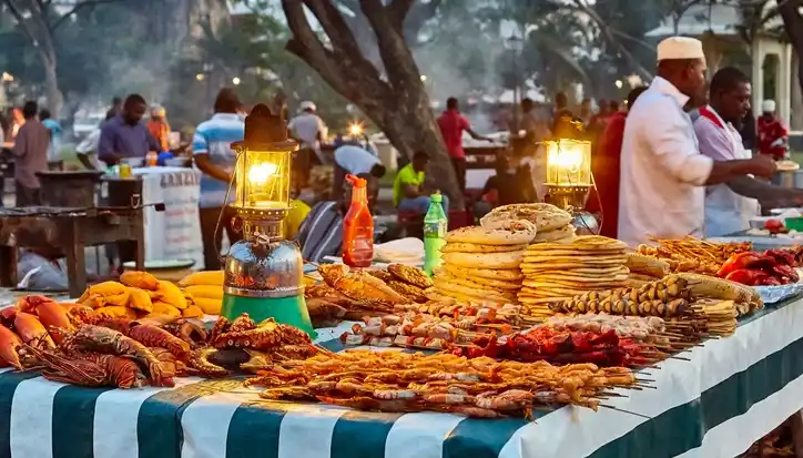 Zanzibari street food in Stone Town